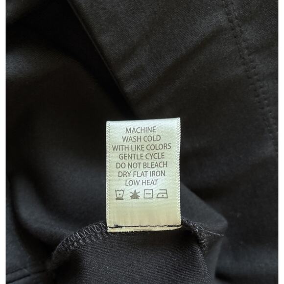 NEW Max Studio Pull On Ponte Knit Pants Womens XL Black Pull On Stretch Timeless - Picture 10 of 10